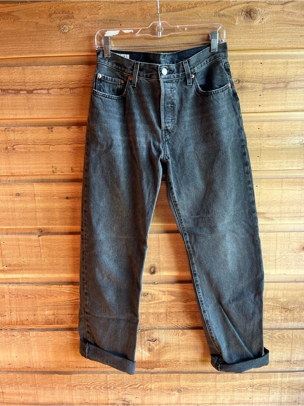 LEVI’S 501 90s Selvedge Jeans - Black Washed
